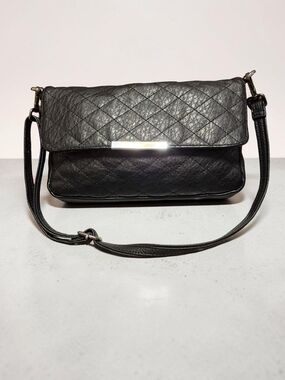Damsel In Defense Carry Concealyl Quilted Black Leather Crossbody Bag